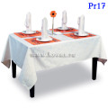Cкатерть с подстановочными салфетками (placemat), размер 30х45 см., салфетки сложенные вариантом "колона"